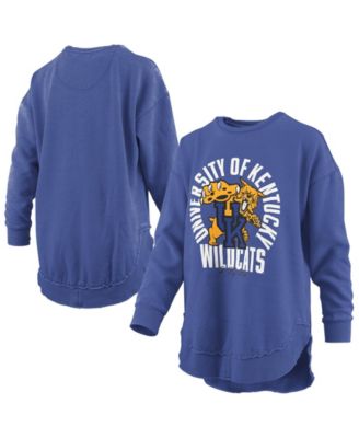 Women's Kentucky Wildcats Blitz Graphic Dropped-Shoulder Crewneck Sweatshirt
