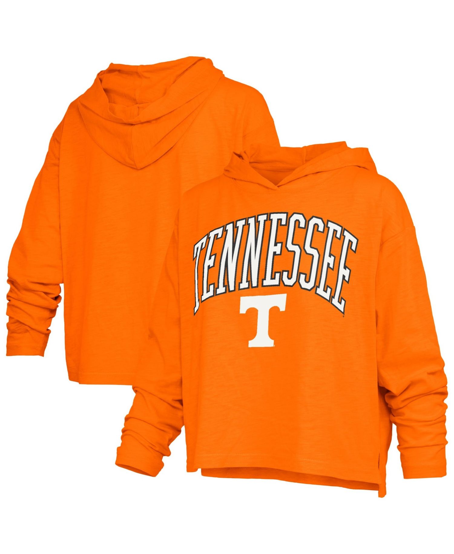 Women's Nelson Tennessee Volunteers Hooded Slub Oversized Long-Sleeve T-Shirt
