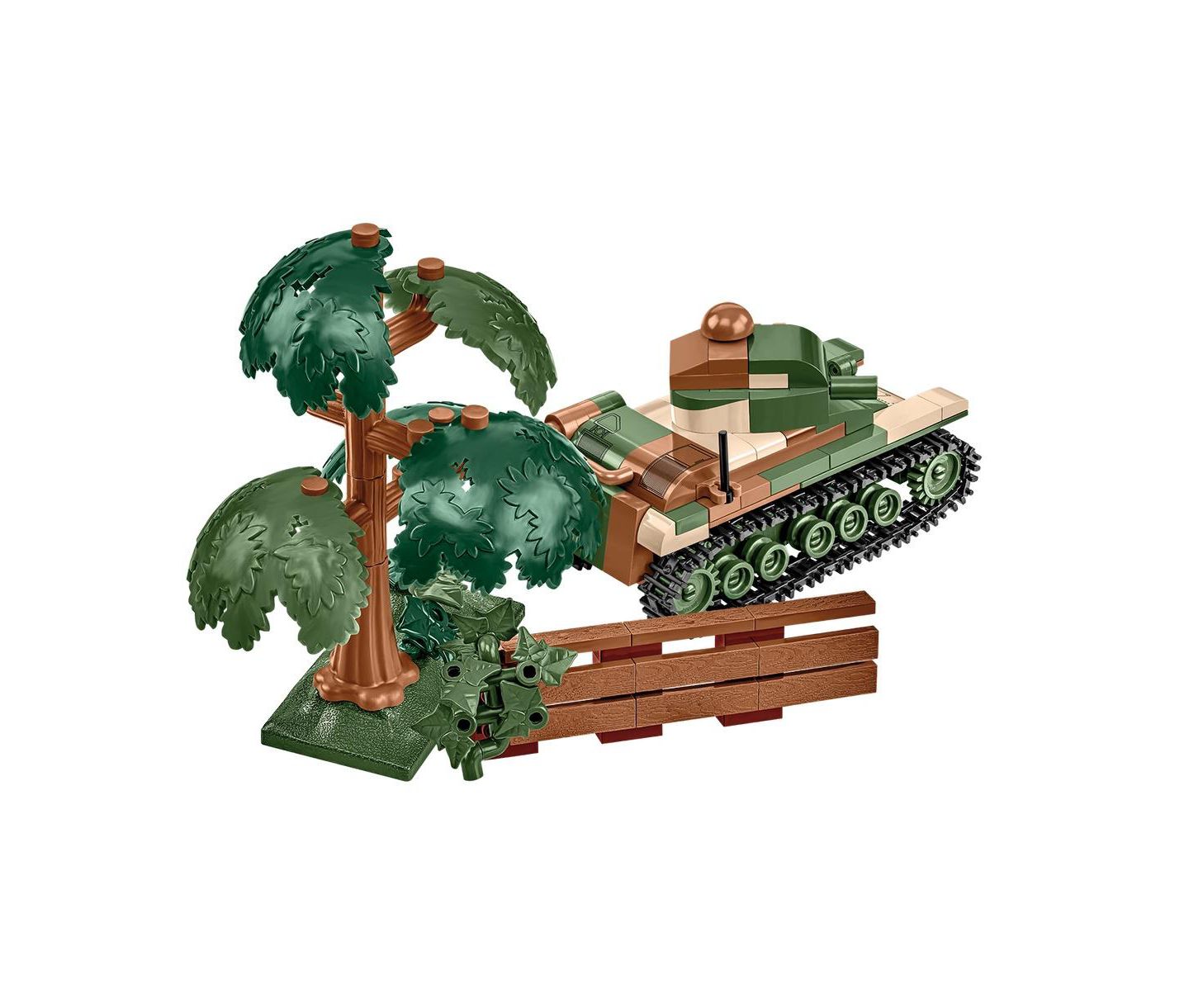 Детские майки COBI Historical Collection World War II Renault R-35 Light Tank, 93 pieces — фото 6