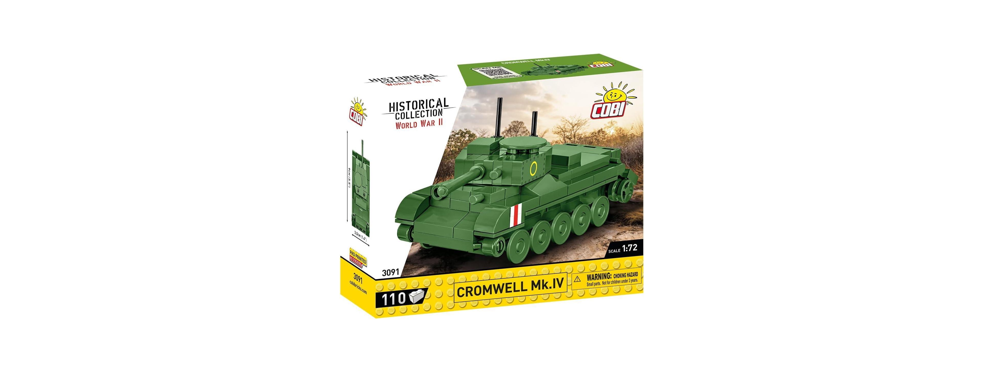 Cobi Historical Collection World War Ii Cromwell Mk. Iv 110-Piece Building Set, Ages 6+