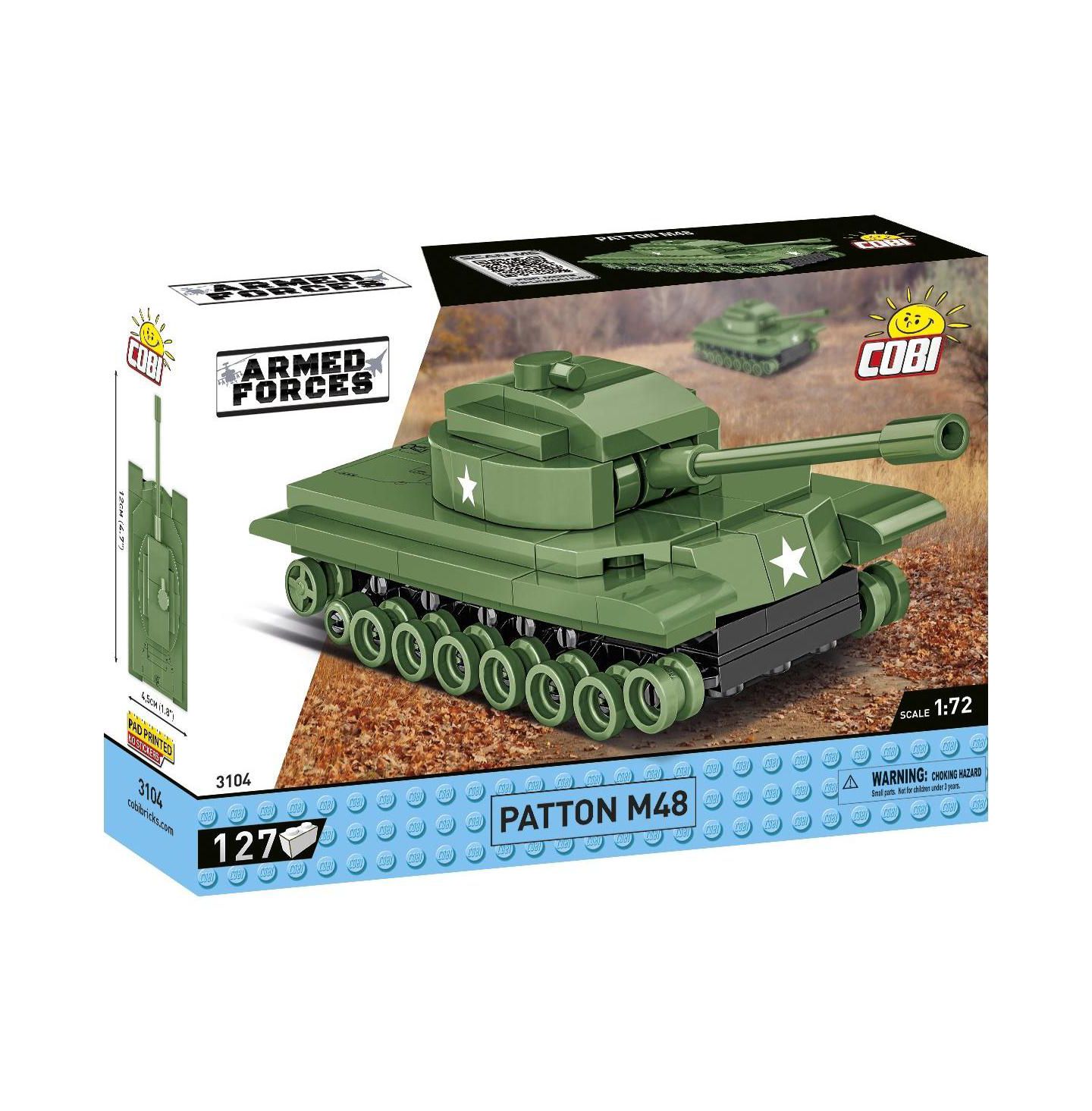 Конструктор Cobi Armed Forces «Паттон M48» из 127 деталей, от 6 лет — фото 2