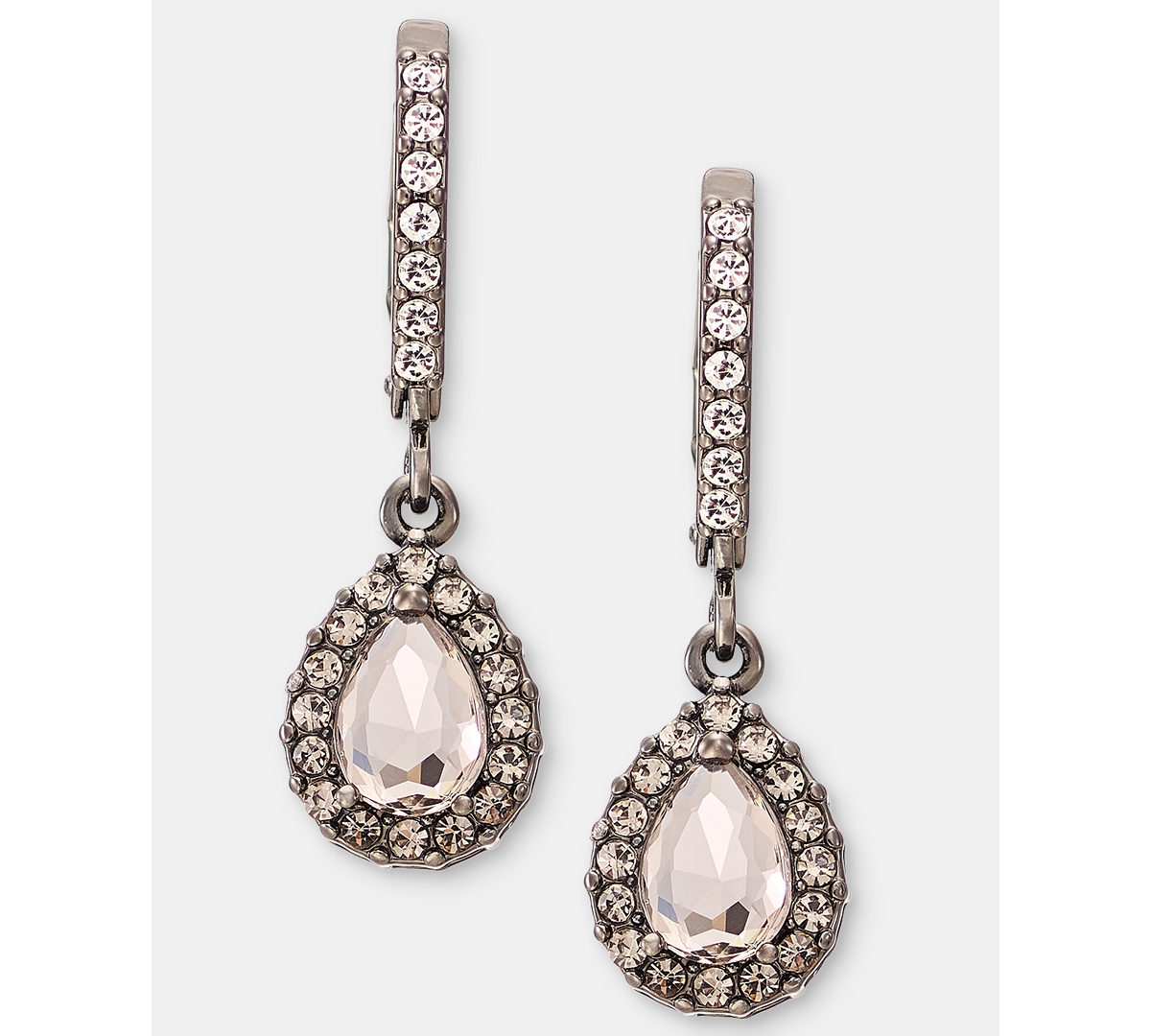 Givenchy Crystal Teardrop Earrings