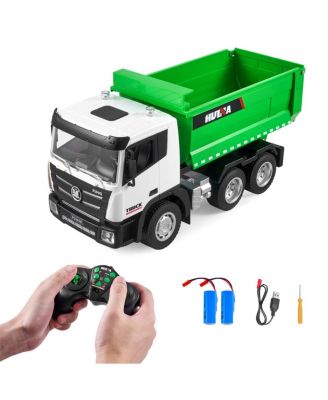 1:18 Scale 4WD LED Lights Hydraulic Rod Remote Control Dump Truck