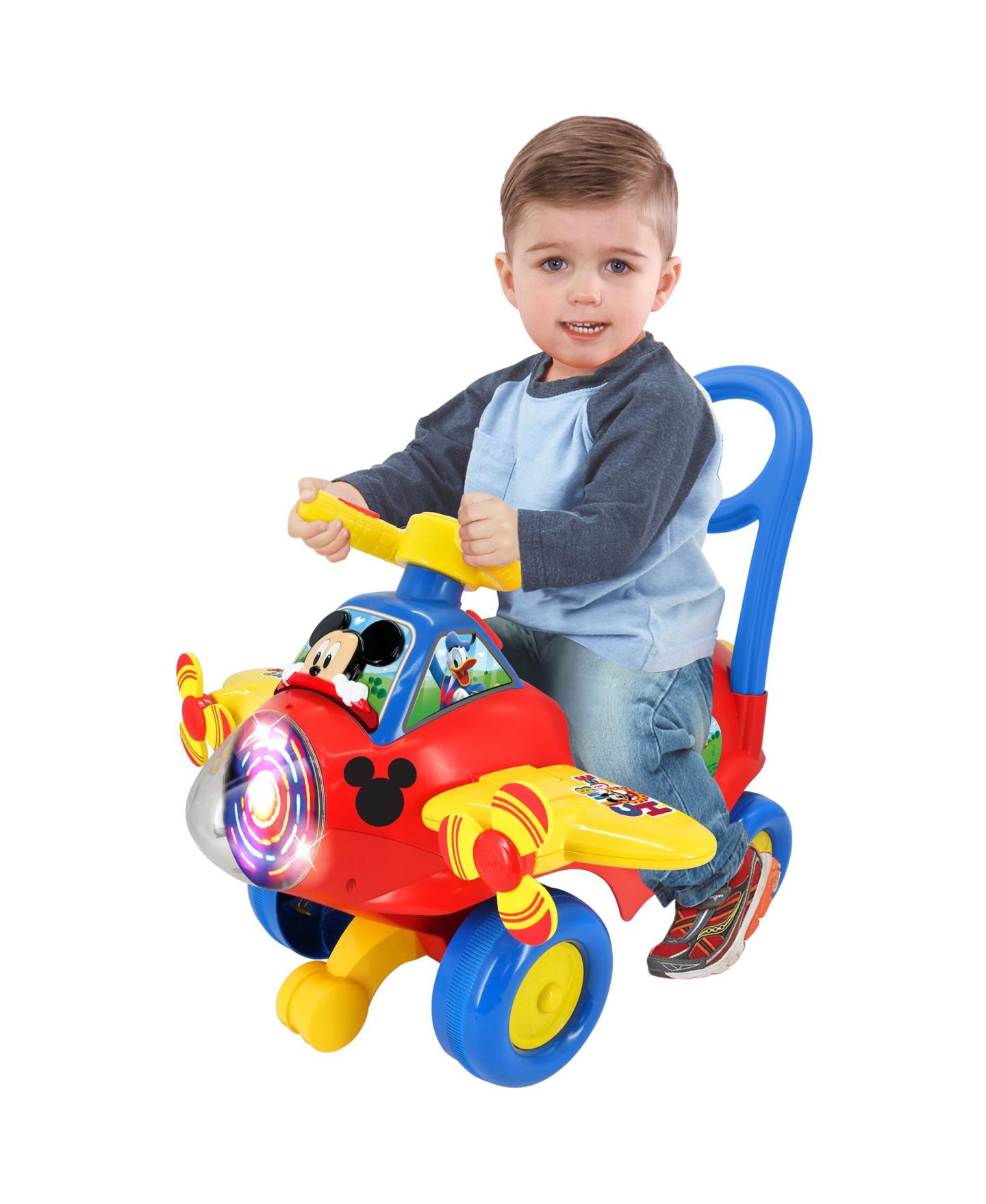 Детская игрушка Disney Activity Plane Ride-On: Mickey with Lights and Sounds, Ages 1+ — фото 6