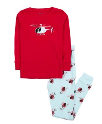 Little Boys Little/Big (6- 14) 2-Piece Cotton Long Sleeve Vehicle and Transportation Pajama Set