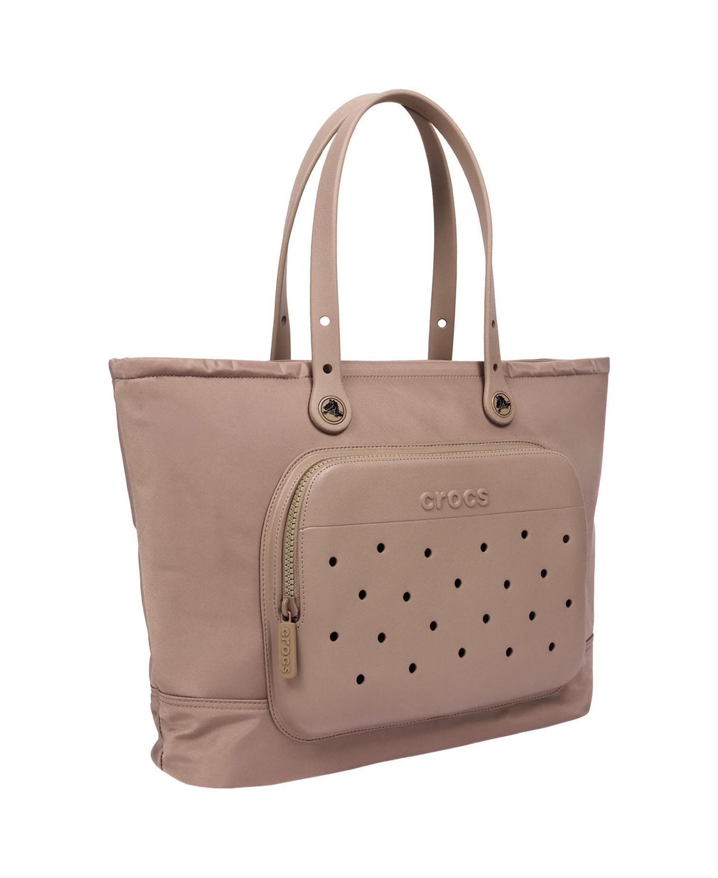 Женская сумка Crocs Tote with Pockets, цвет: Латте — фото 2