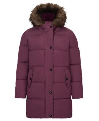Girls'  6-16 Long-Sleeve Expedition Hooded Parka Coat