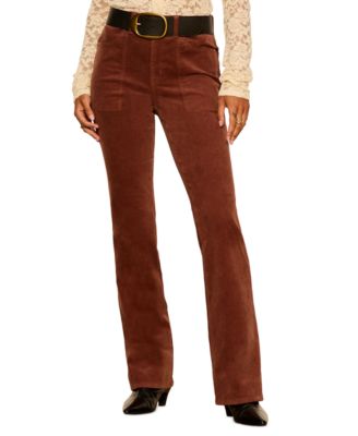 Petite Play Date High-Waist Bootcut Corduroy Pants