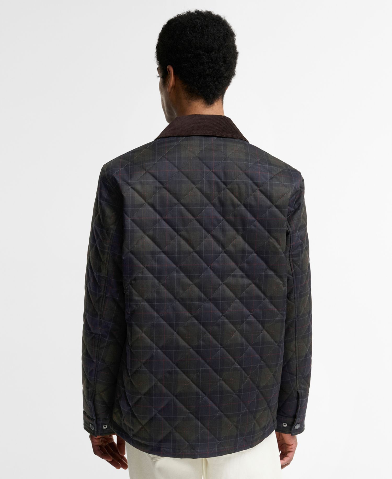 Men's Quilted Tartan Jacket