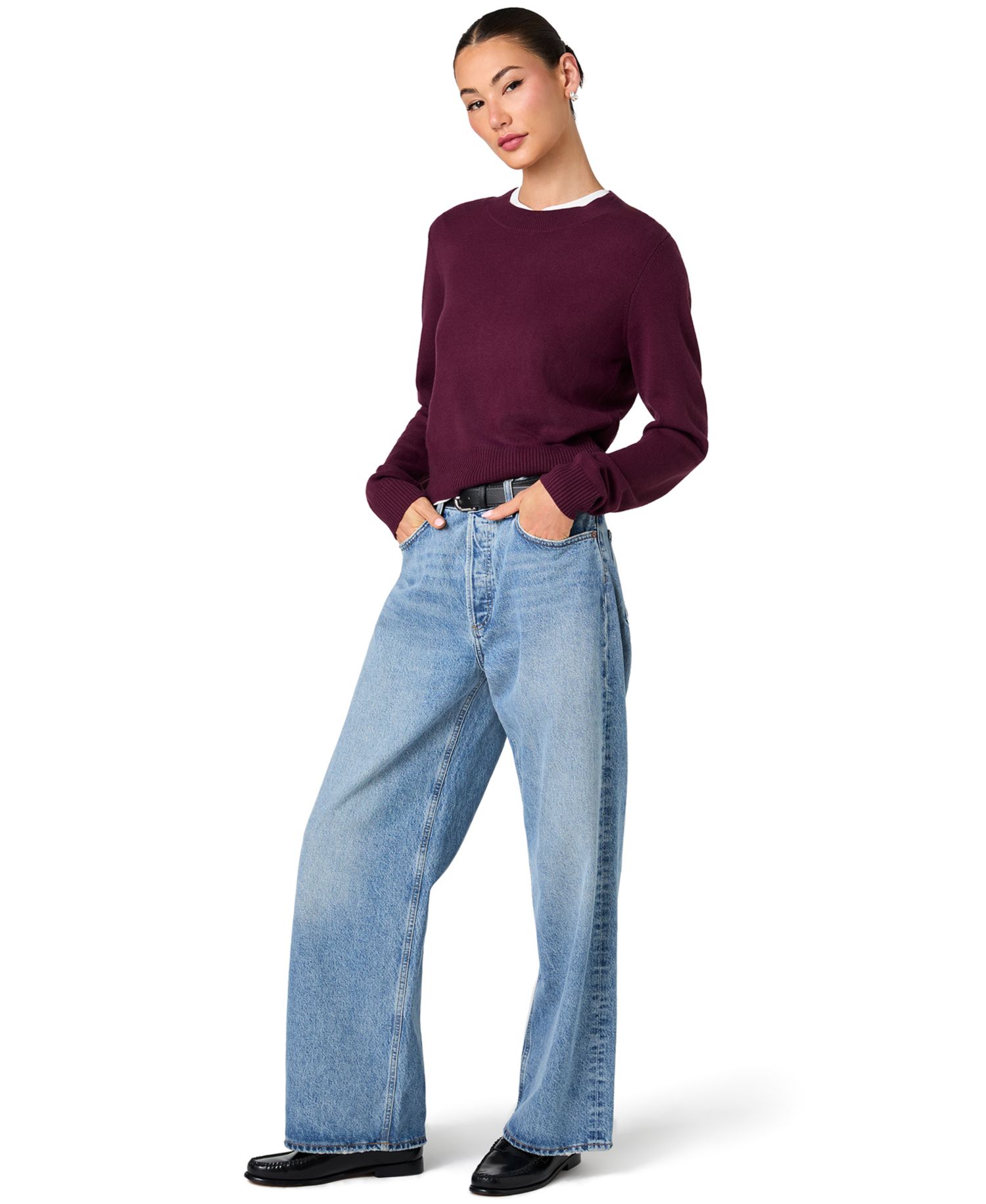 Women's Babysoft Crew Neck Long Sleeve Sweater