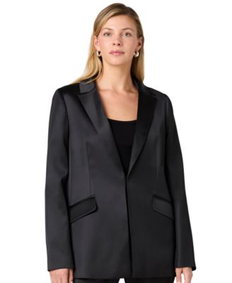 Women's Maelys Stretch Long-Sleeve Satin Blazer