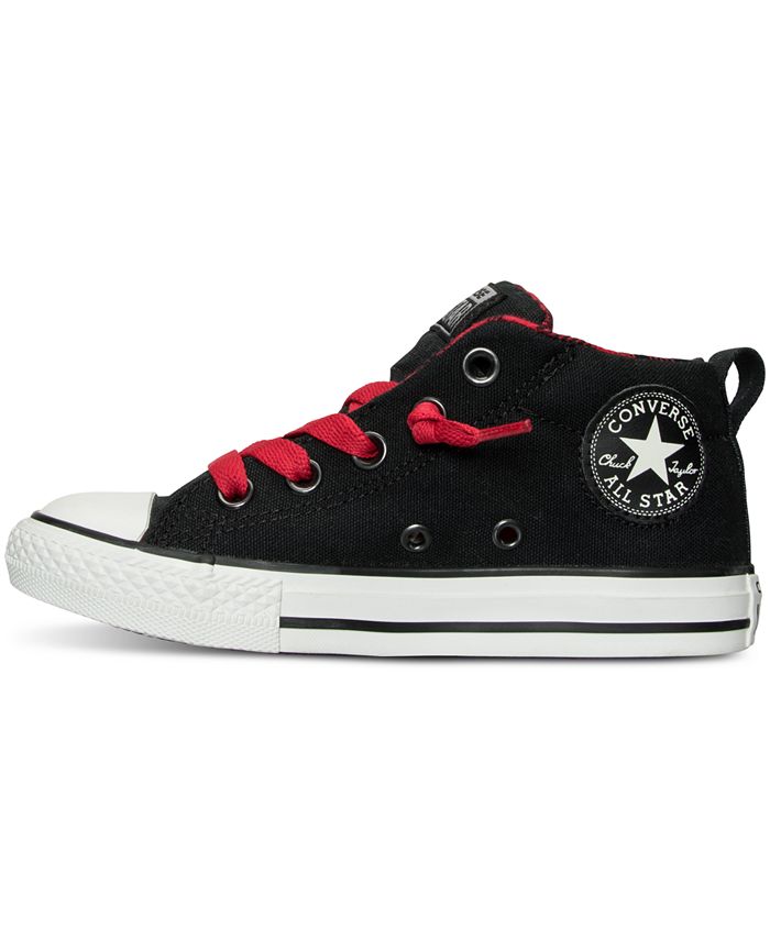 Converse Little Boys' Chuck Taylor All Star Street Mid Casual Sneakers ...