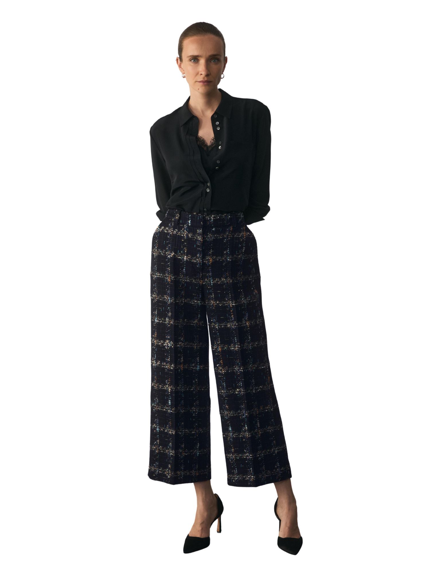 Women's Corso Silk Collared Blouse