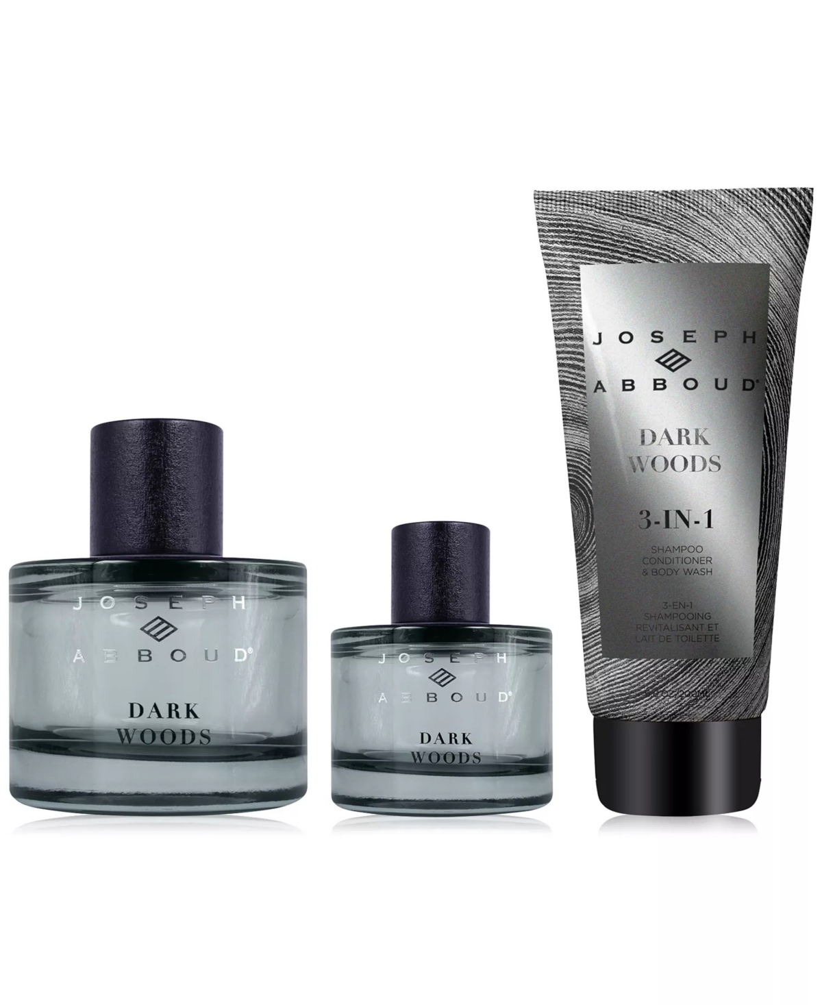 Joseph Abboud 3 Piece Dark Woods Eau de Parfum Gift Set