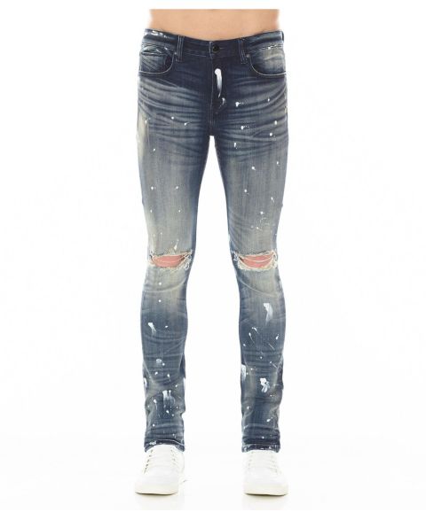 Мужские джинсы Hvman Chosen To Prevail x Cult Strat super skinny fit jean, цвет: Guac