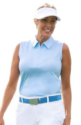 Women's Sleeveless Semi-Fitted Golf Polo