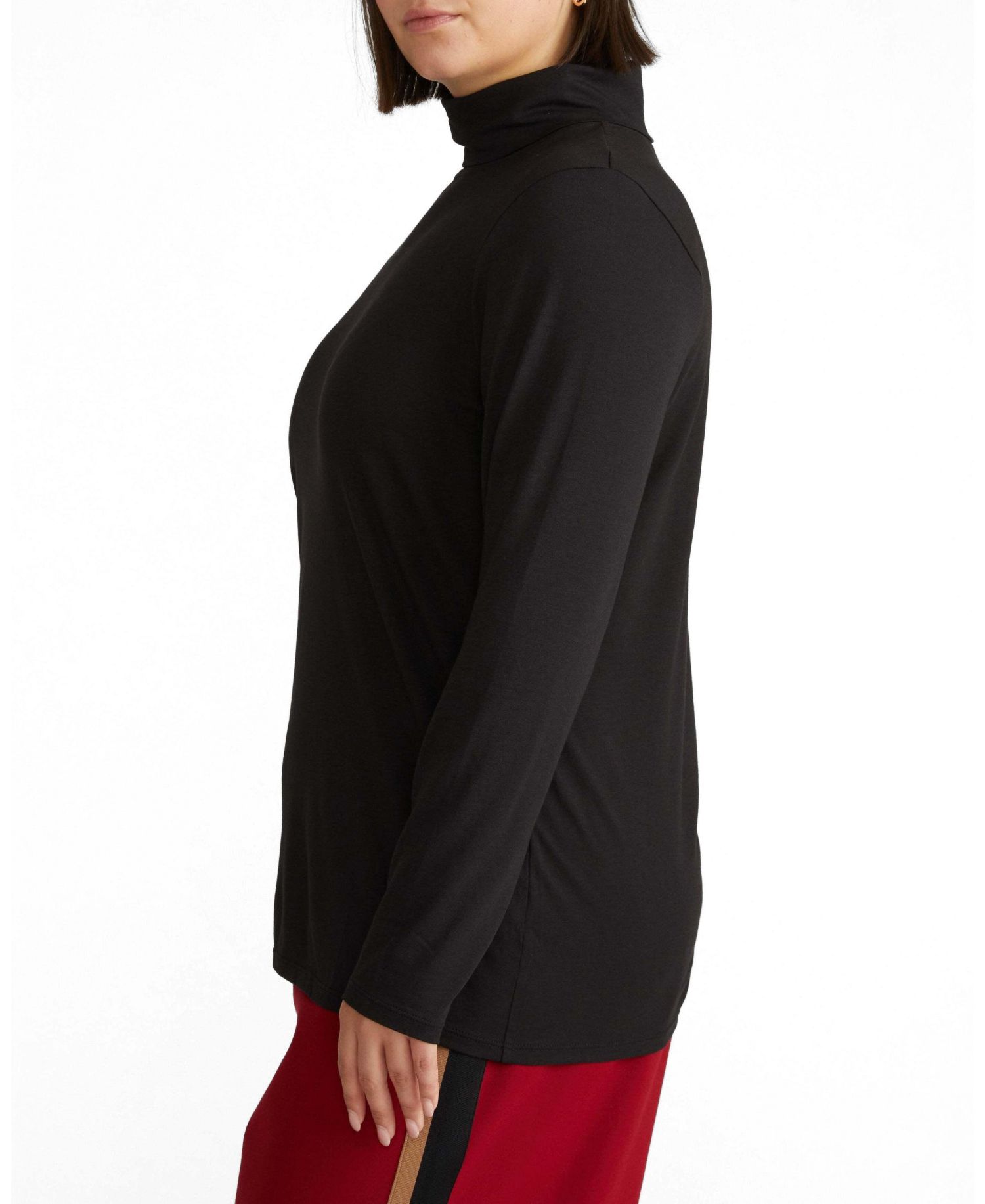 Plus Size Close Fit Turtleneck