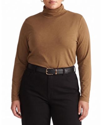 Plus Size Close Fit Turtleneck