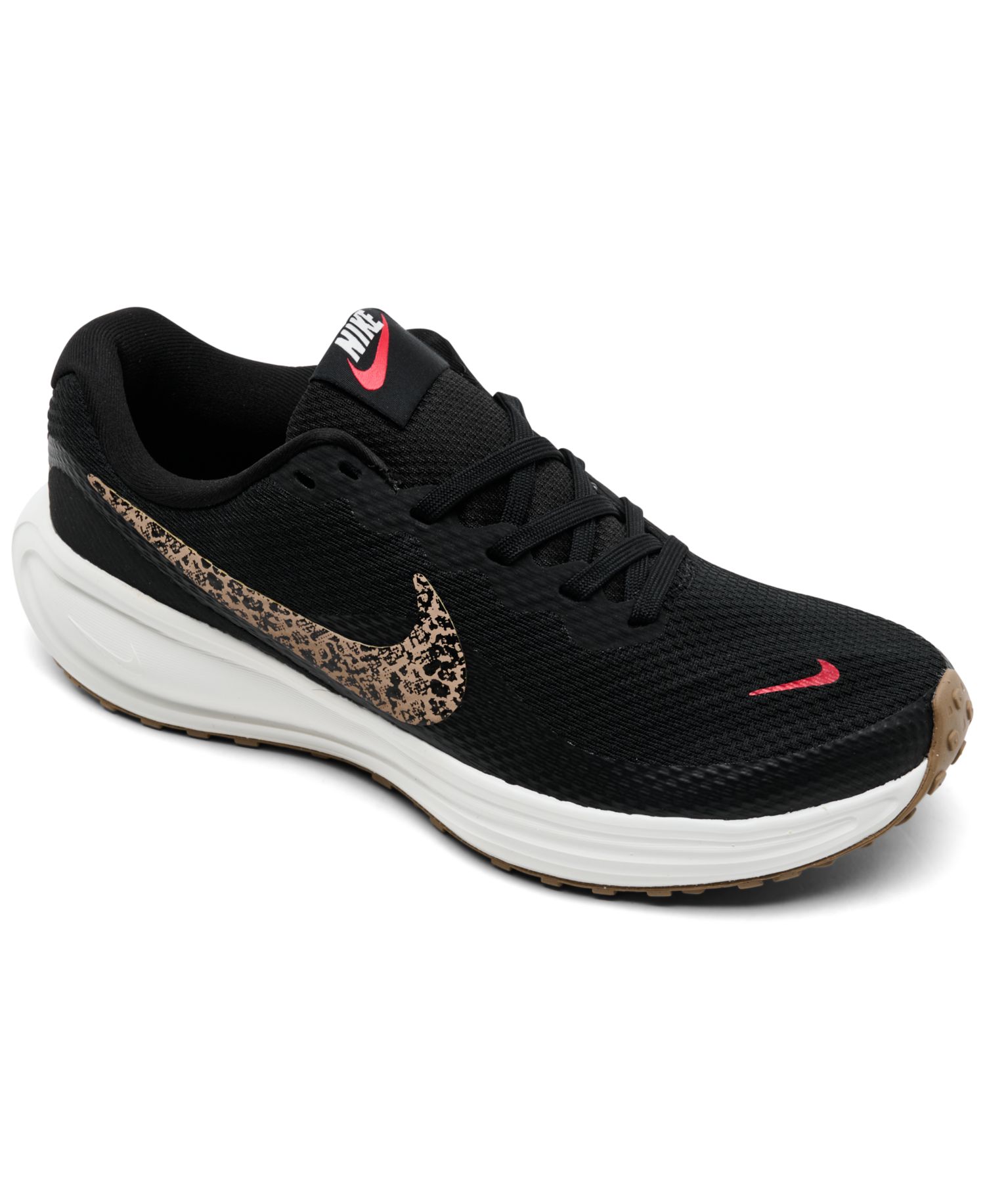 Women's Revolution 8 Leopard-Print Running Sneakers from Finish Line