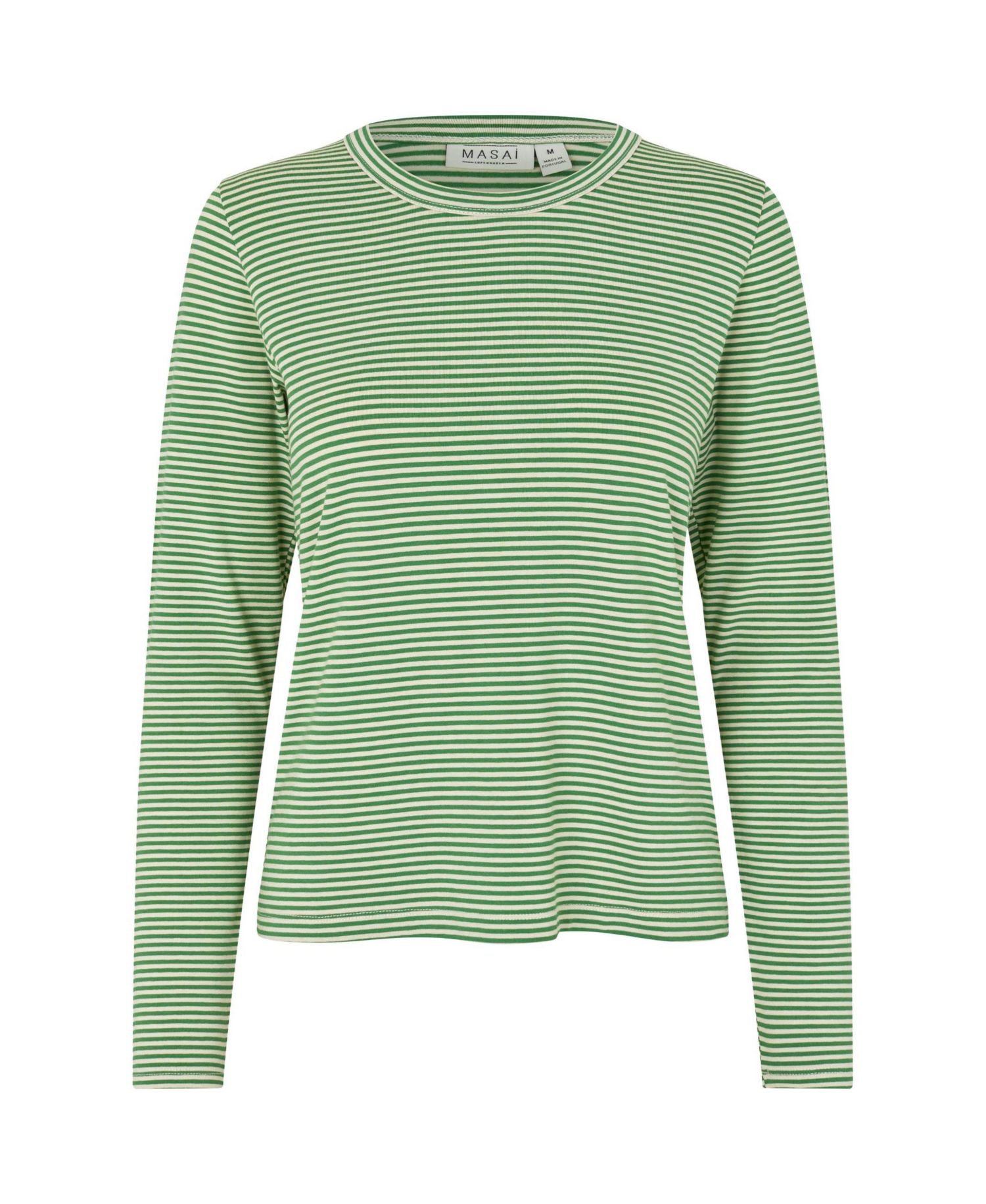 Women's Daritha Long-Sleeve Striped Crewneck T-Shirt