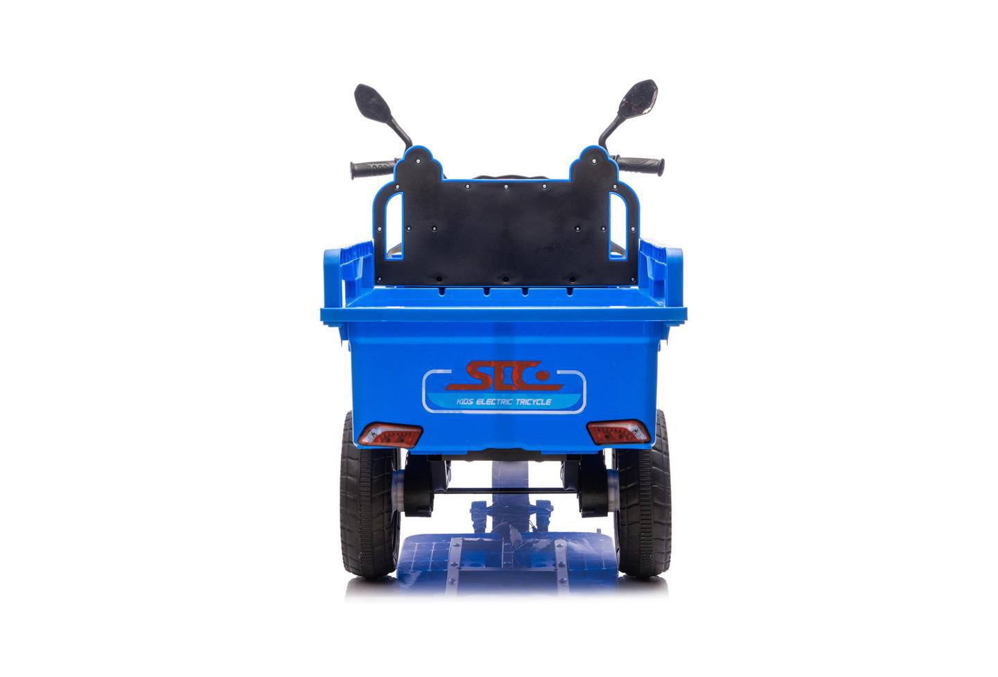 Детская игрушка YOBTOP Kids Ride-On Electric Cargo Truck with LED Lights, 110 lbs. Capacity, Ages 3–6, цвет: Синий — фото 5