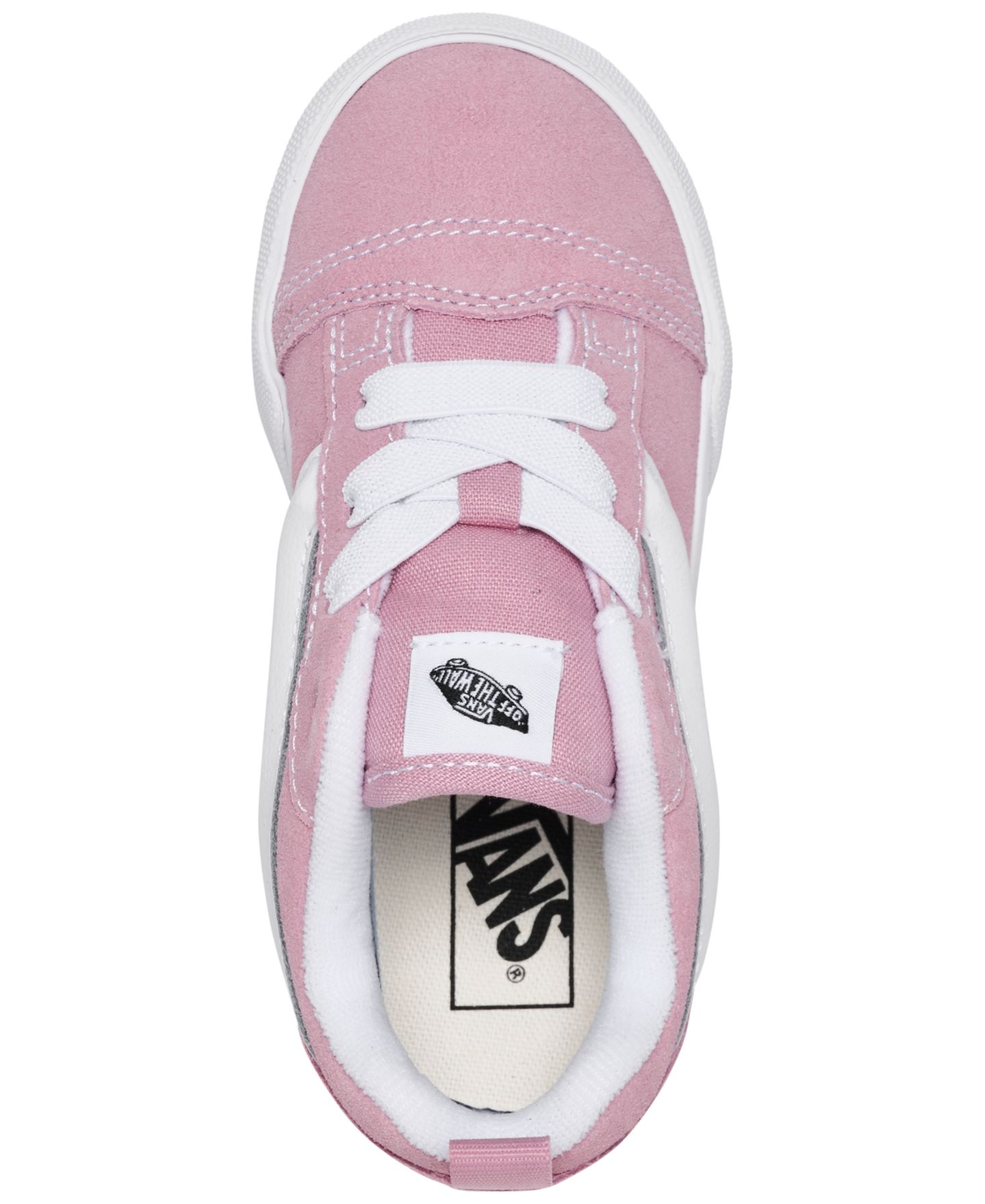 Детские низкие кеды Vans Knu Sokol с мягким языком и воротником для девочек, Finish Line, цвет: Розовый — фото 5