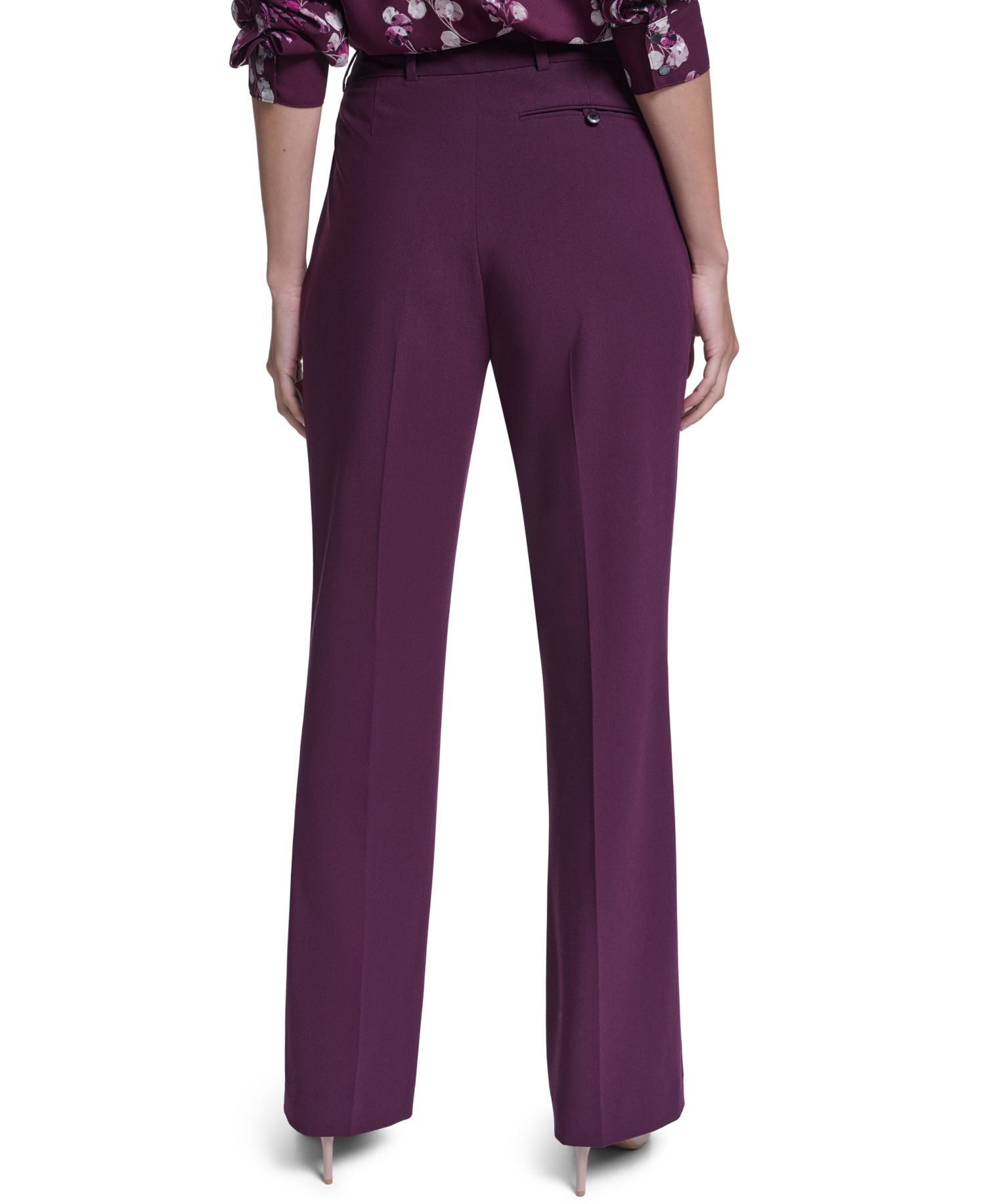 Women's Modern Fit High-Rise Straight Pants