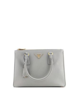 Small Galleria Double Zip Tote Saffiano Leather