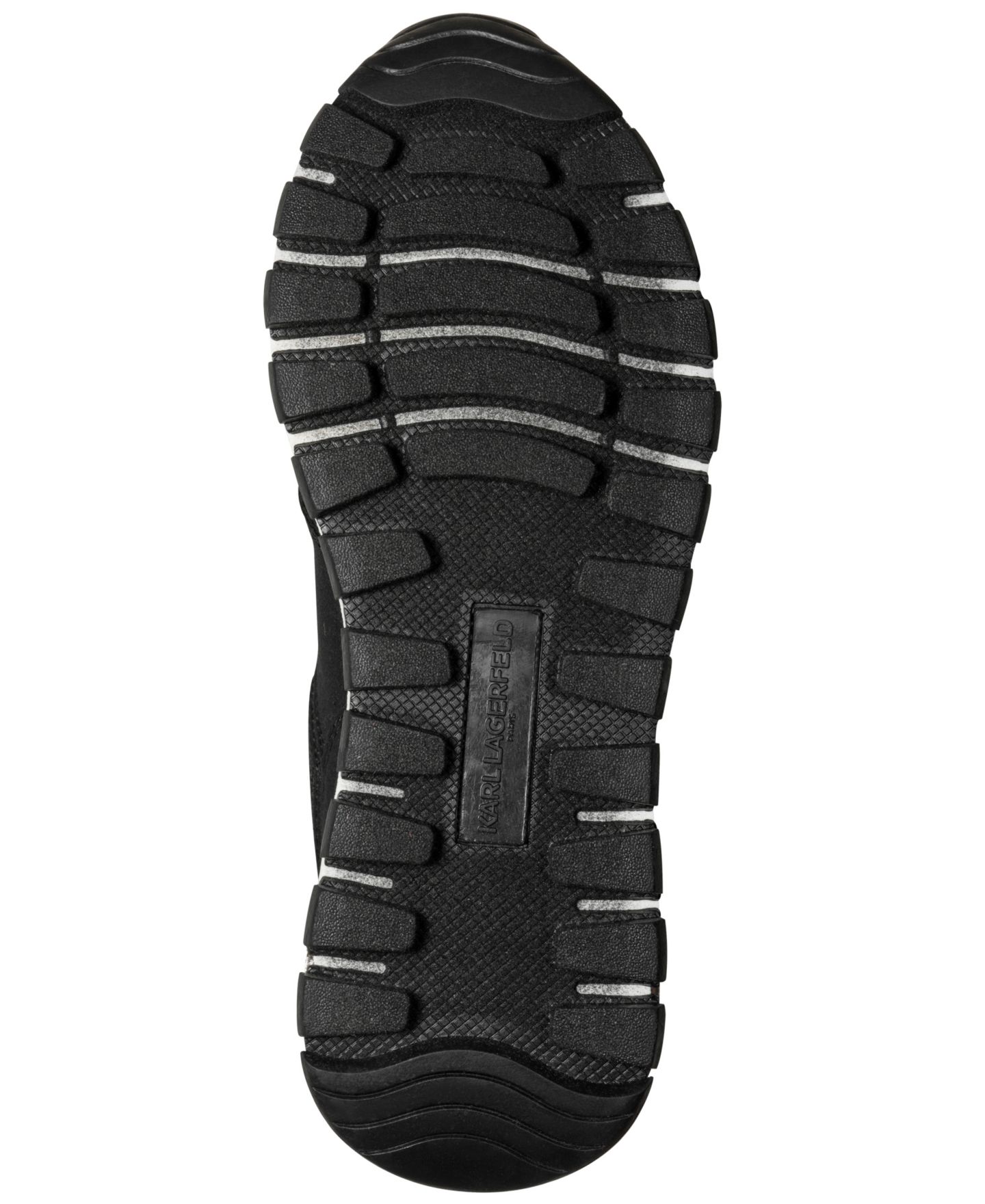 Женские кроссовки KARL LAGERFELD PARIS Mayu Lace-Up, цвет: Чёрный — фото 10