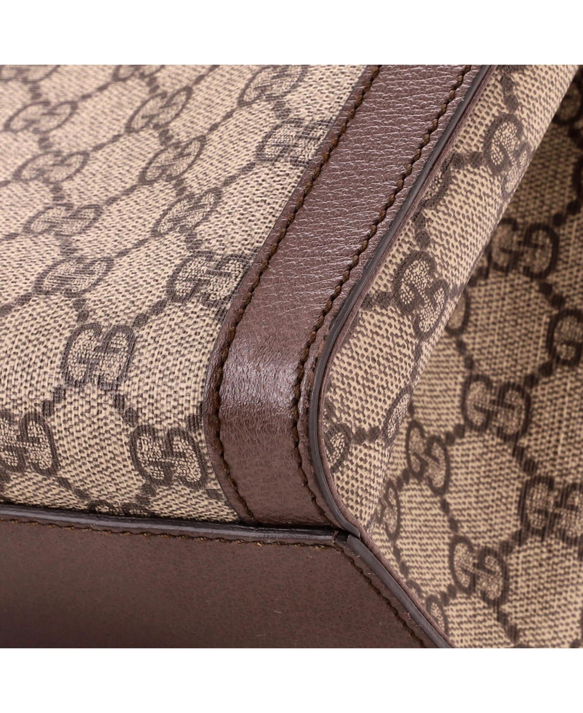 Pre-Owned Gucci Medium Ophidia Top Handle Tote Gg Coated Canvas