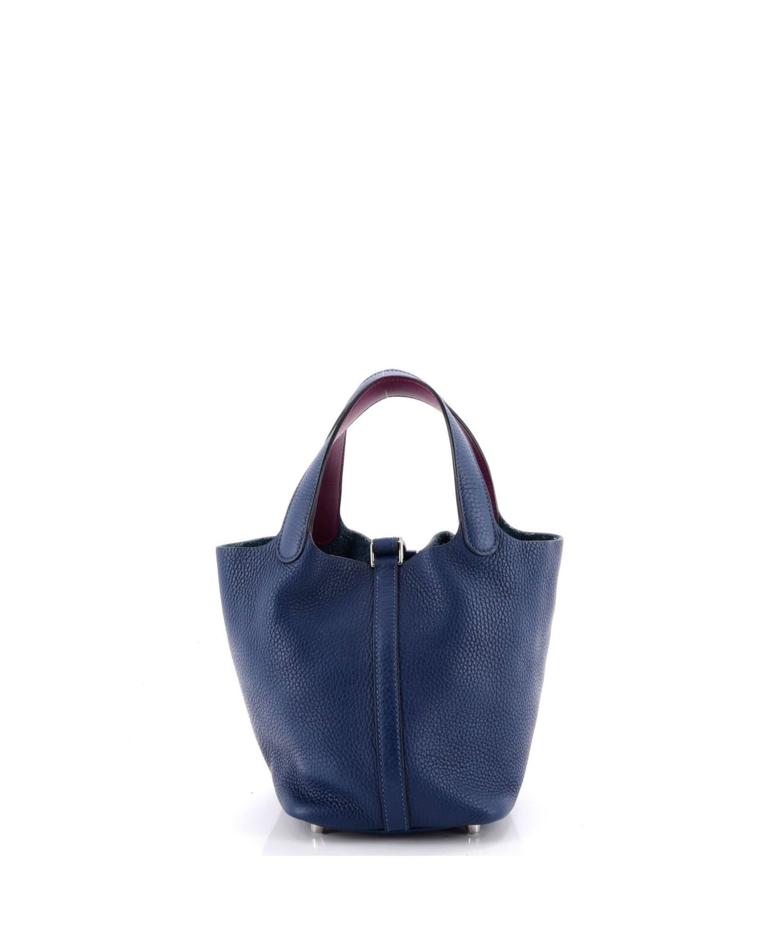 Pre-Owned Hermes PM Eclat Picotin Lock Bag Clemence