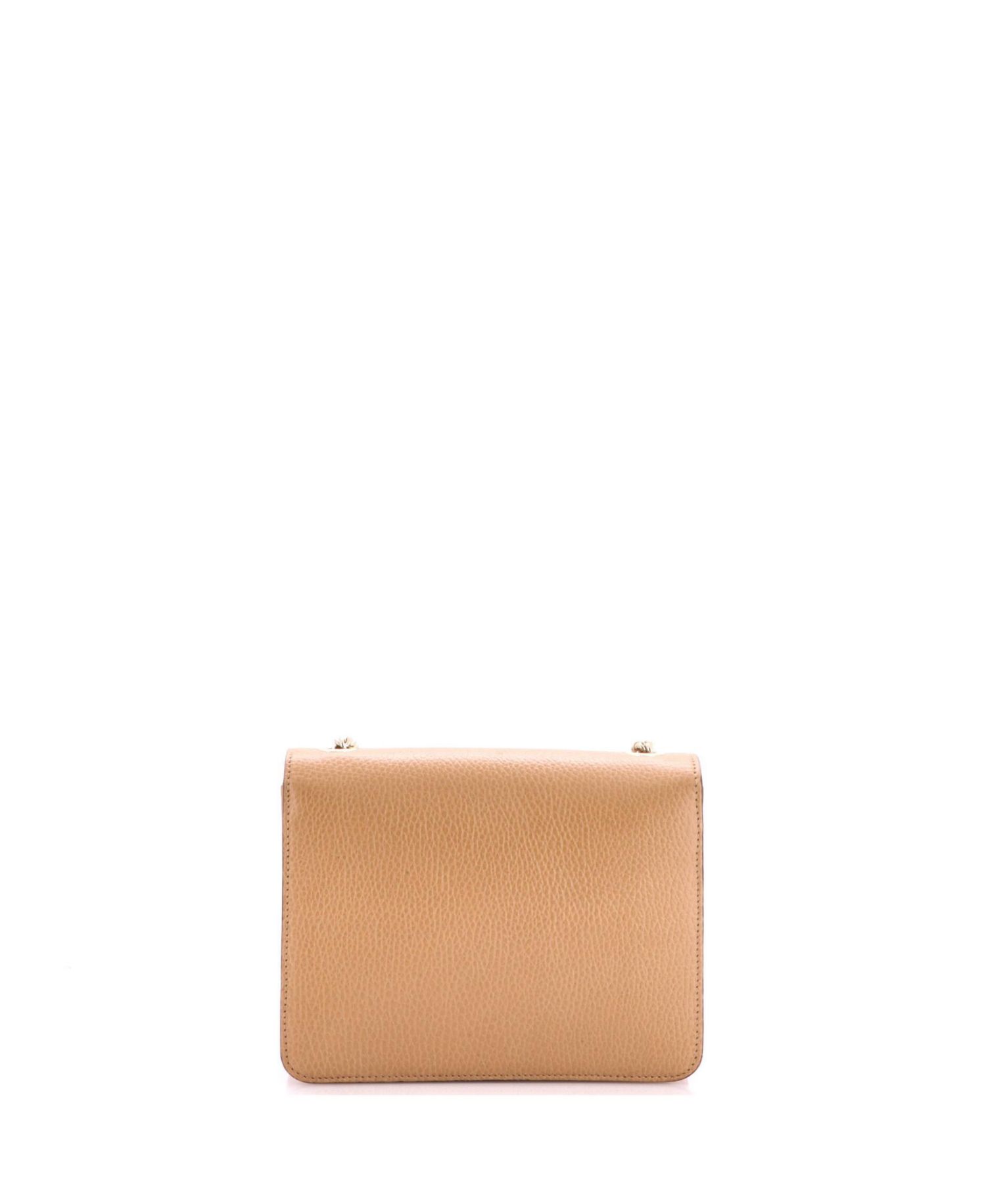 Small Interlocking Shoulder Bag Leather