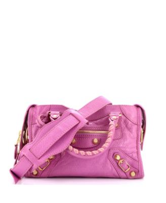 Mini City Giant Studs Bag Leather