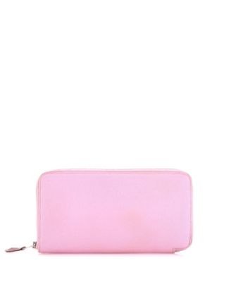 Pre-Owned Hermes Long Azap Zip Around Wallet Silk'in Epsom