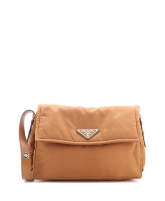 Medium Padded Flap Shoulder Bag Re-Nylon