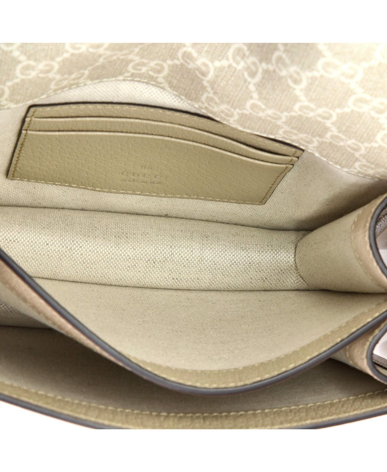 Mini Interlocking G Patch Messenger Bag GG Coated Canvas