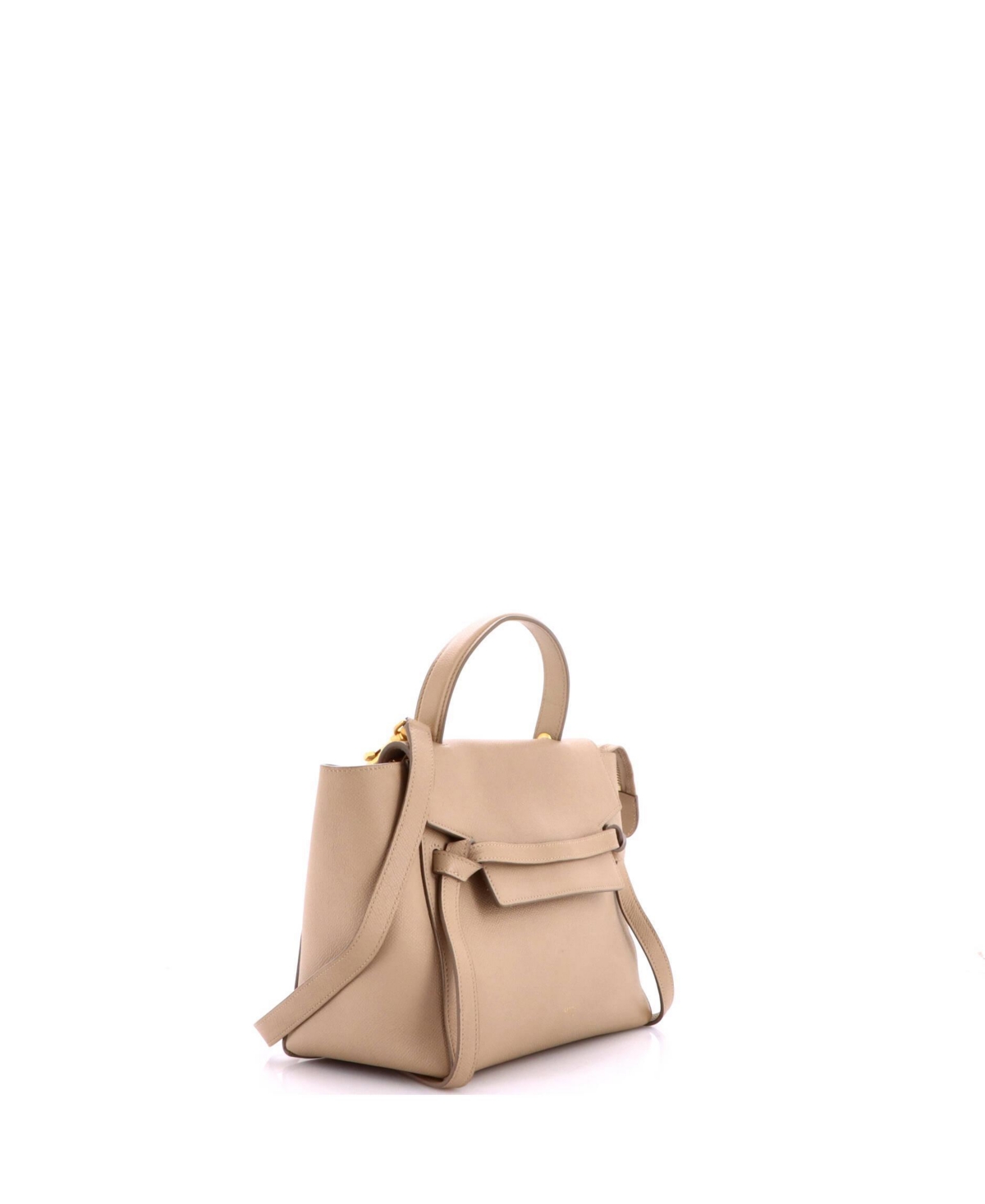 Pre-Owned Celine Micro Belt Bag Textured Leather