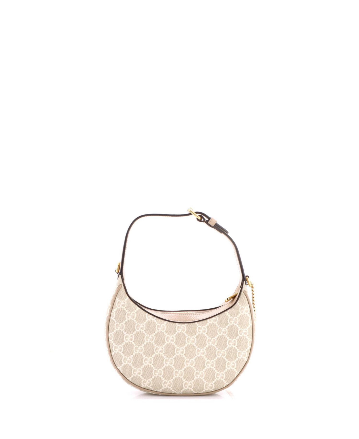 Mini Interlocking G Patch Half Moon Hobo GG Coated Canvas