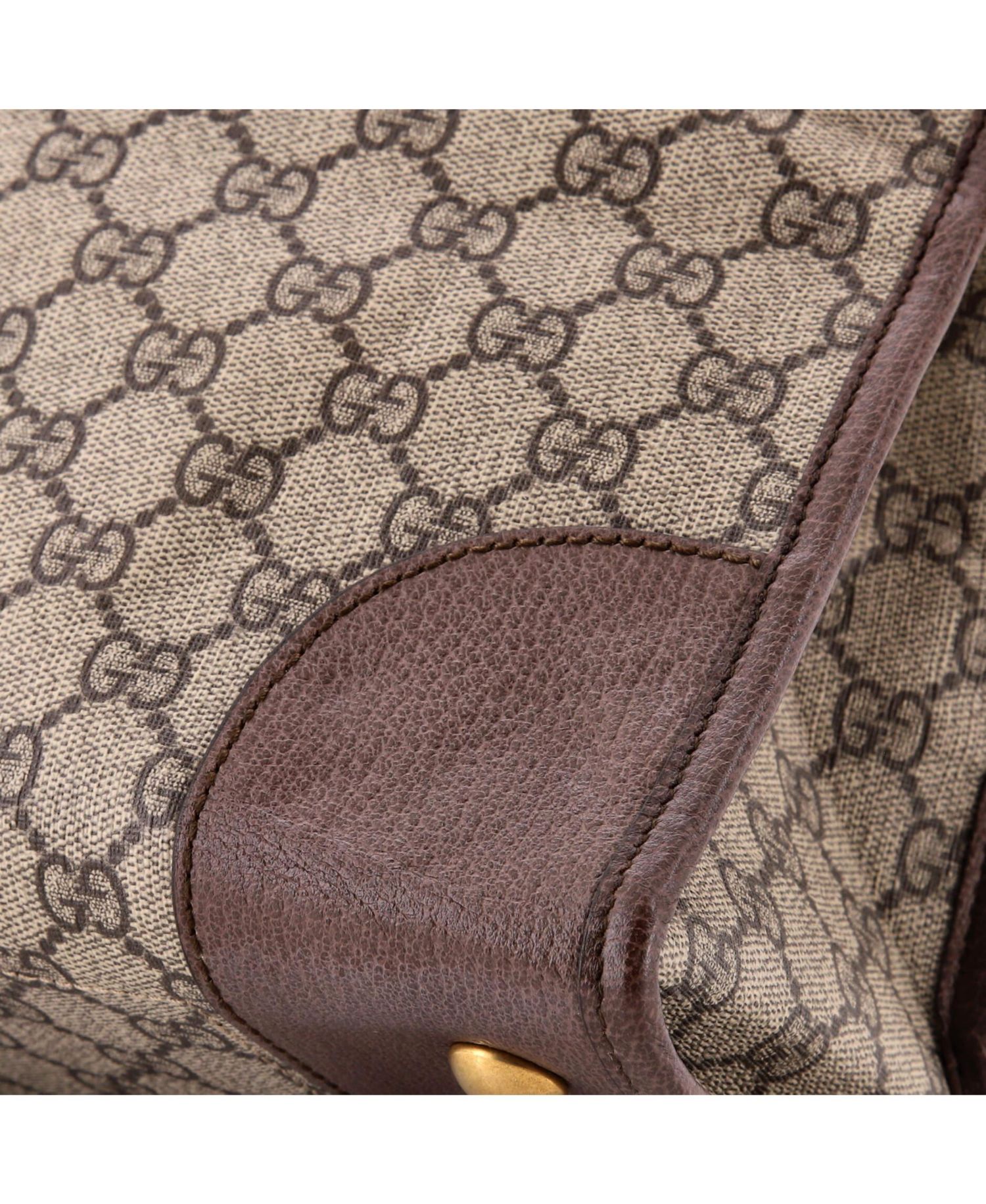 Medium Ophidia Cut Out Handle Tote GG Coated Canvas