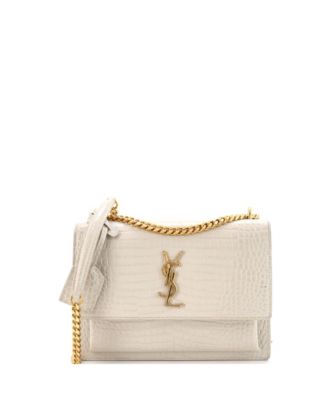 Medium Sunset Crossbody Bag Embossed Leather