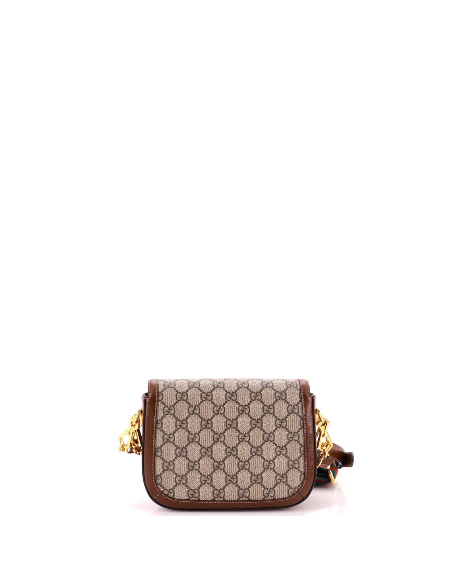 Mini Horsebit 1955 Shoulder Bag GG Coated Canvas with Leather