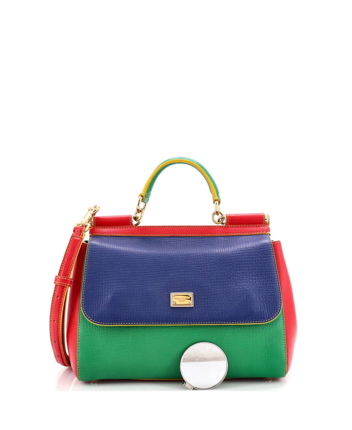 Pre-Owned Dolce and Gabbana Medium Miss Sicily Bag Leather
