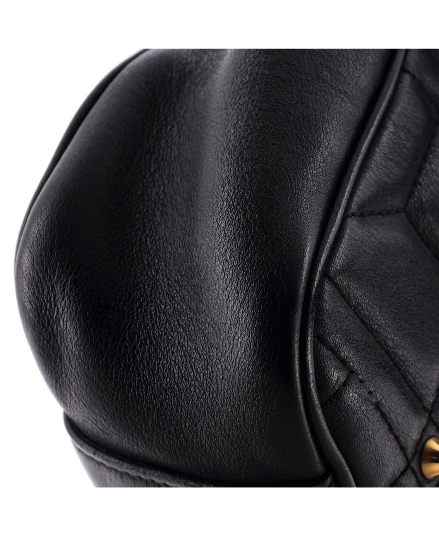 Medium GG Marmont Flap Bag Studded Matelasse Leather