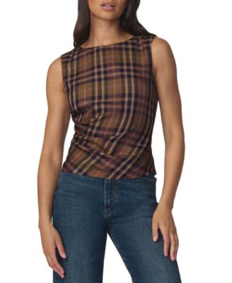 Women's The Meg Plaid Sleeveless Top