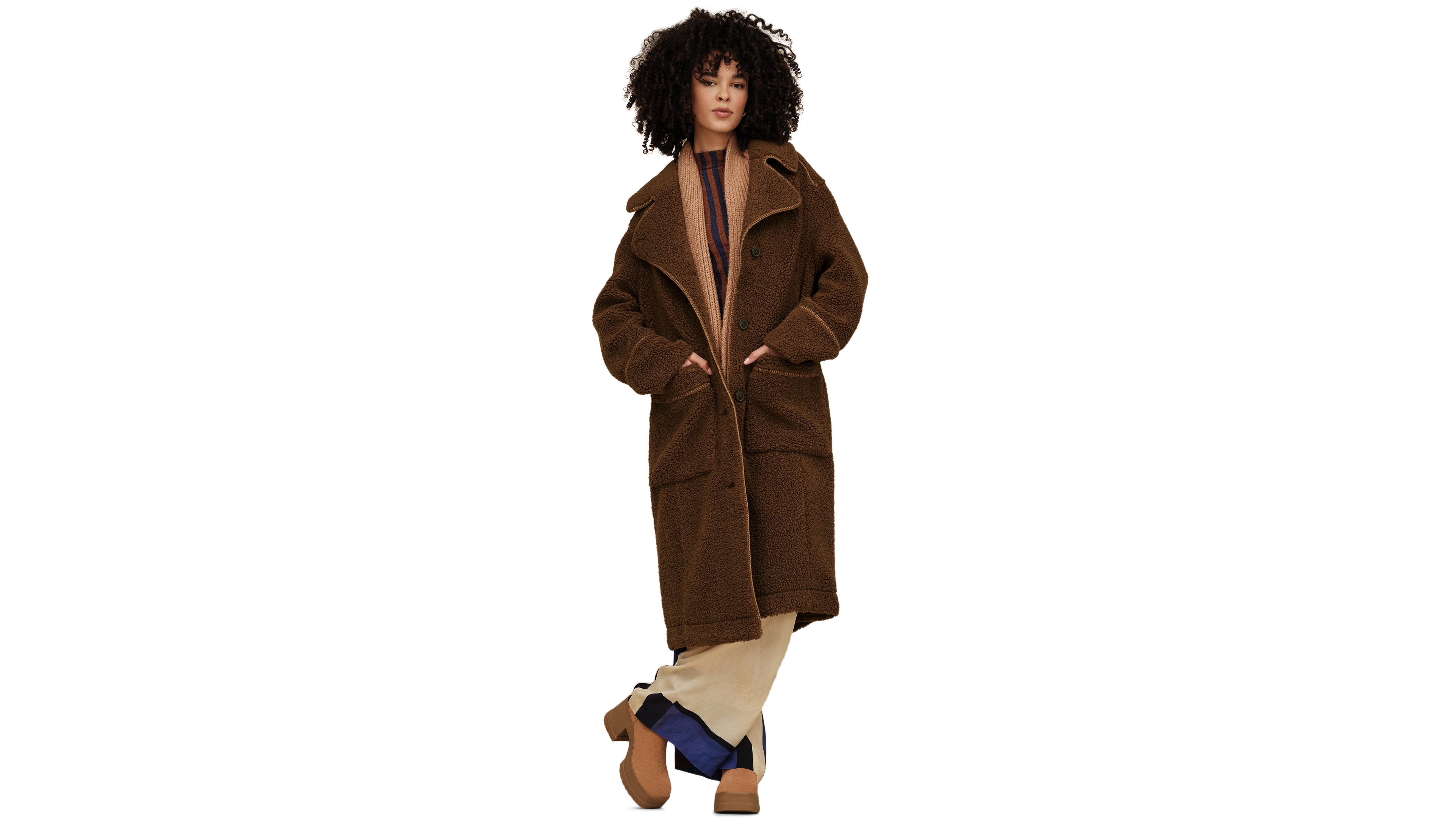 Ugg Women's Sema Comfort-Fit Full-Length Fluff Coat