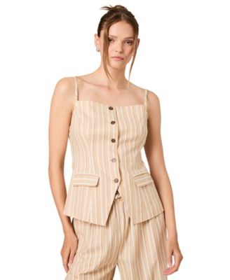 Women's Sleeveless Tailored Top