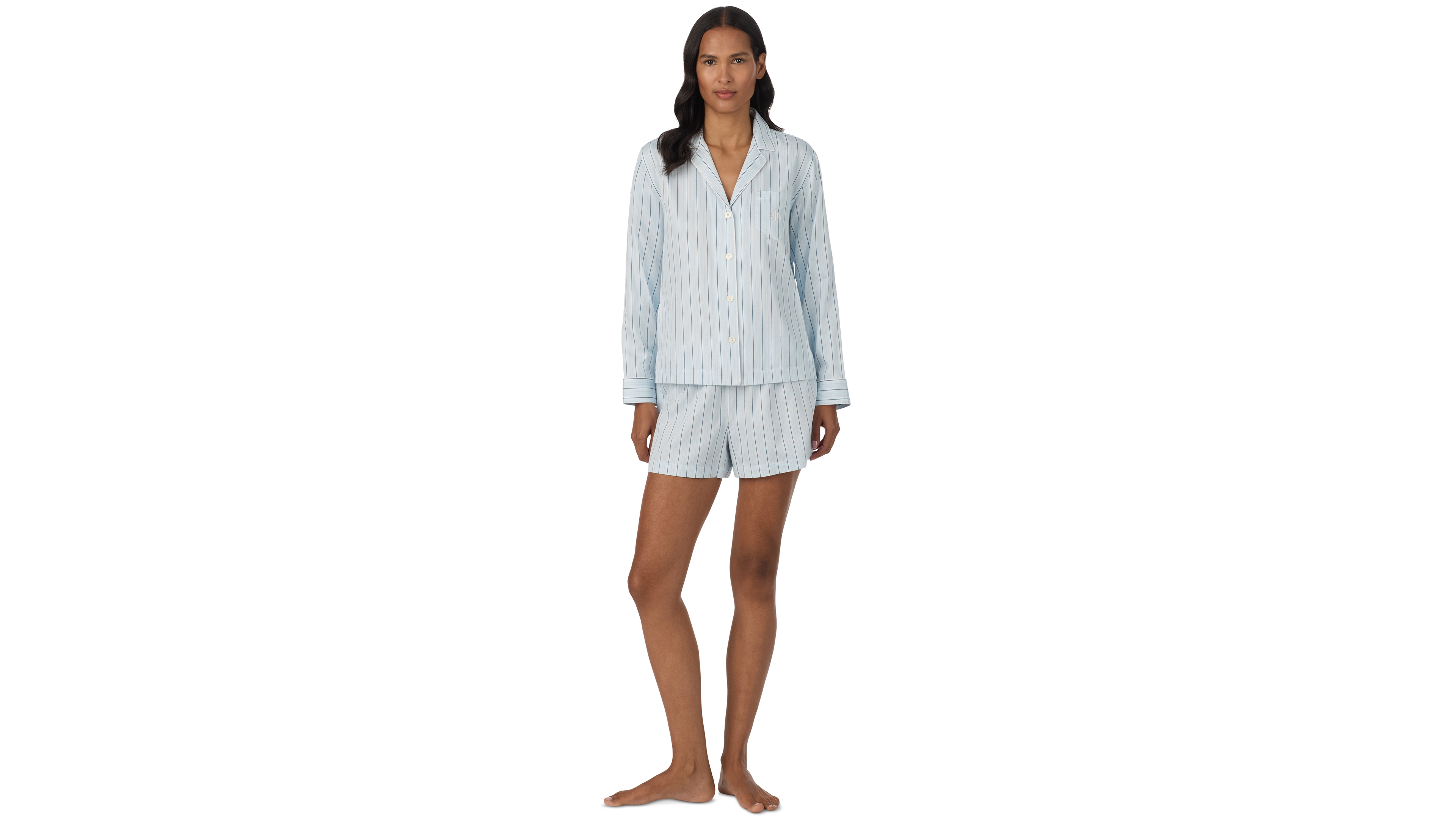 Lauren Ralph Women's Long-Sleeve Pajama Set