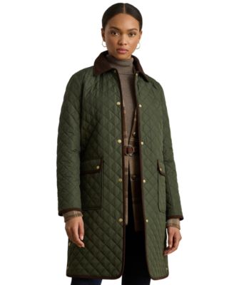 Women's Diamond-Quilted Coat, Created for Macy's