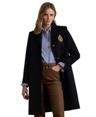 Women's Single-Breasted Peacoat