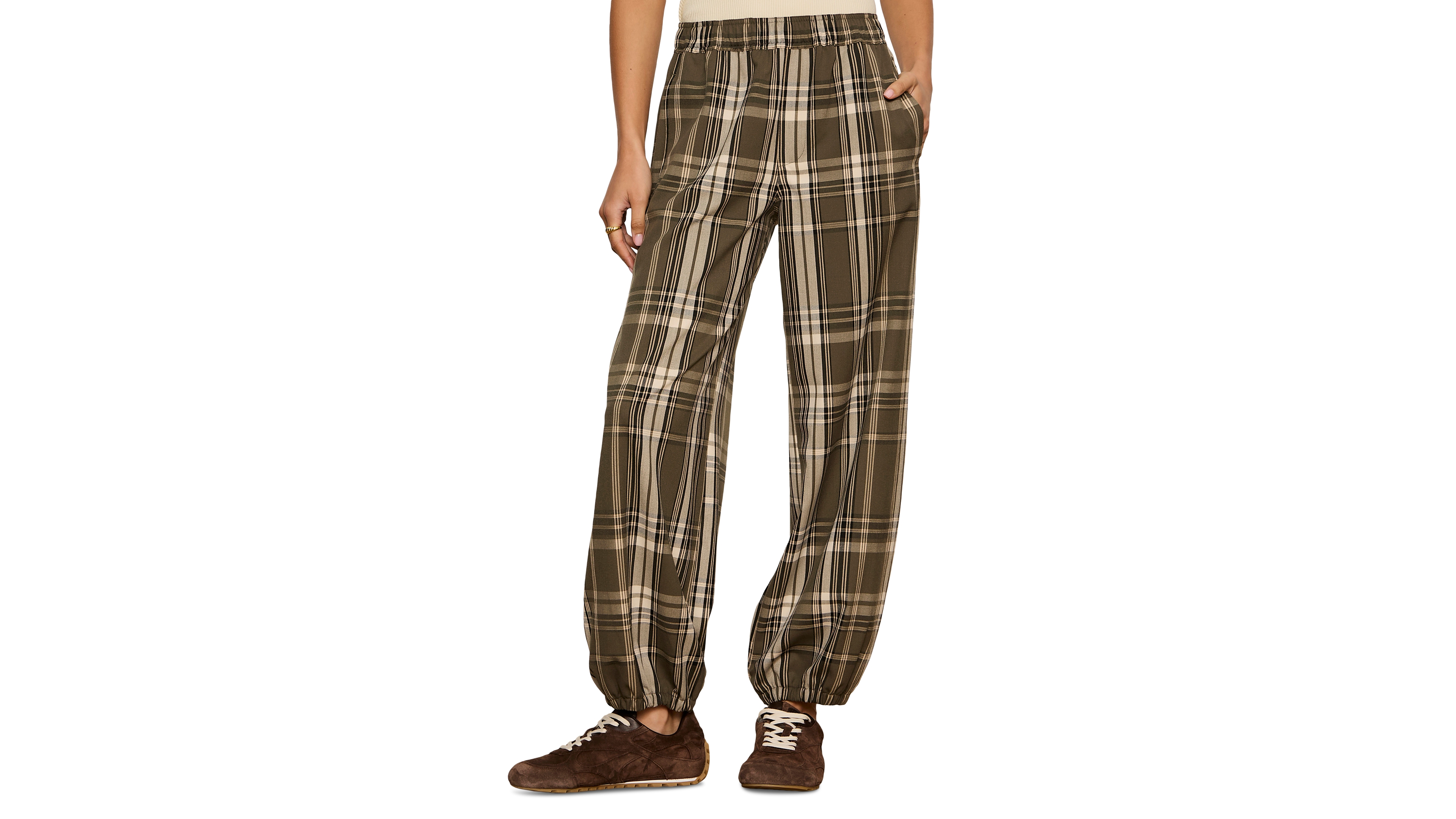 Sanctuary Women's Micro Balloon Wide-Leg Pants